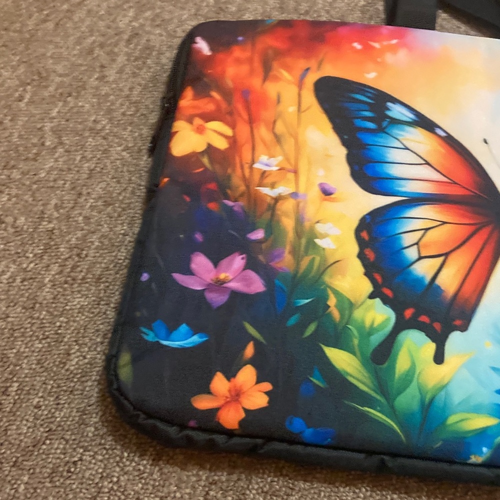 Butterfly Laptop Sleeve - Picture 3 of 9